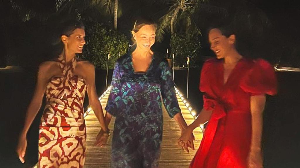 Isabel Preysler, Tamara Falcó y Ana Boyer en una imagen de sus redes sociales.