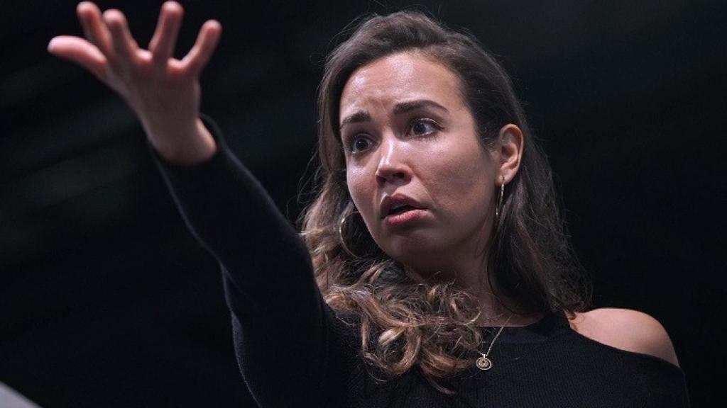 La soprano Nadine Sierra, en un ensayo de 'La sonnambula'. Foto: Javier del Real