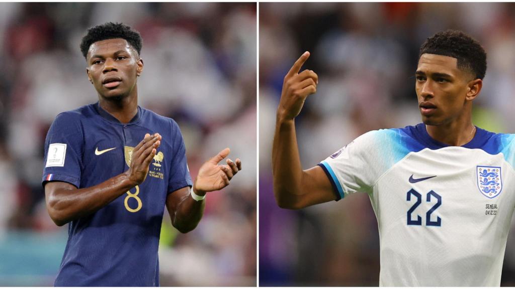 Aurélien Tchouameni y Jude Bellingham