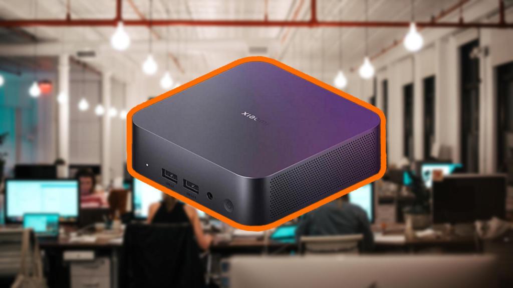 Fotomontaje con el dispositivo de Xiaomi.