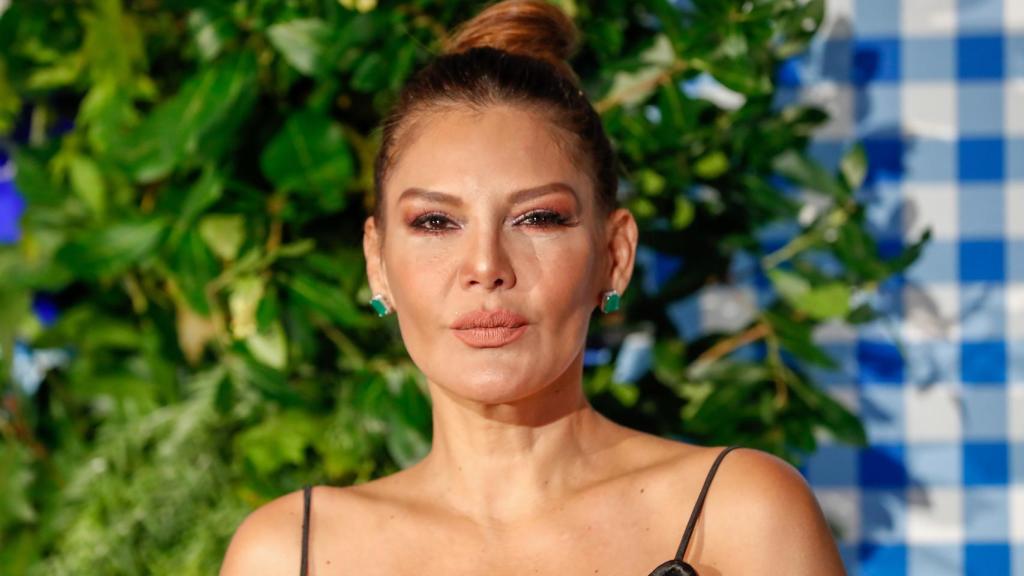 Ivonne Reyes en el acto público 'Mar de Frade', en Madrid, en octubre de 2021.