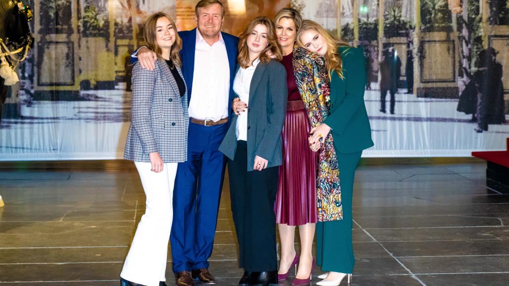 La Familia Real de Holanda en su último posado juntos.