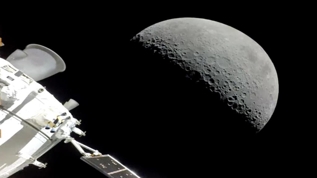 Captura de la NASA  y su directo.