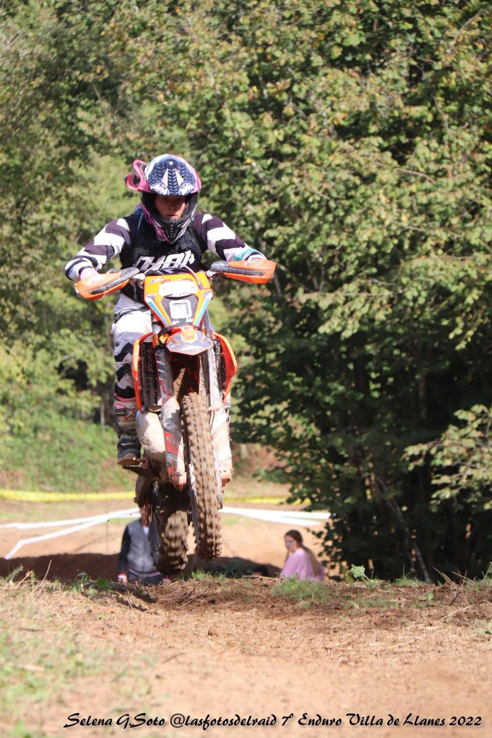 Alba Martín en una carrera.