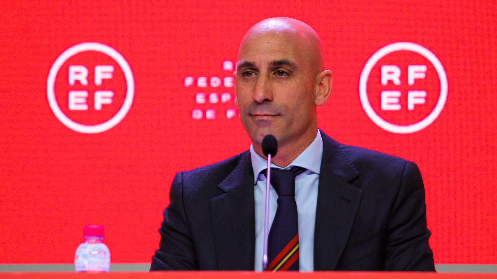 Luis Rubiales, en un acto de la RFEF.