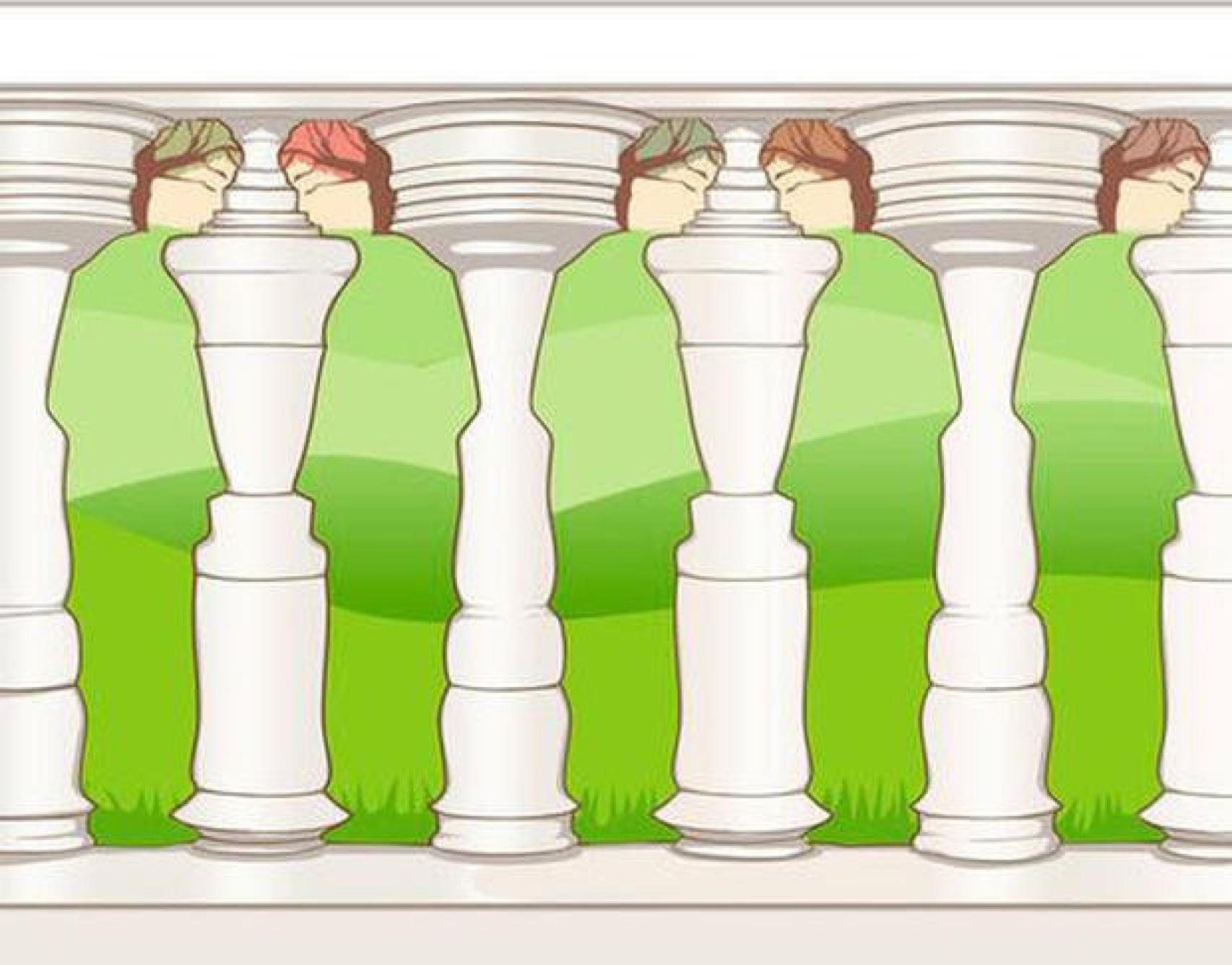 La imagen del test visual.