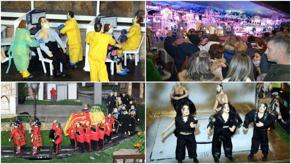 Imágenes del Belén de Valga de este año.