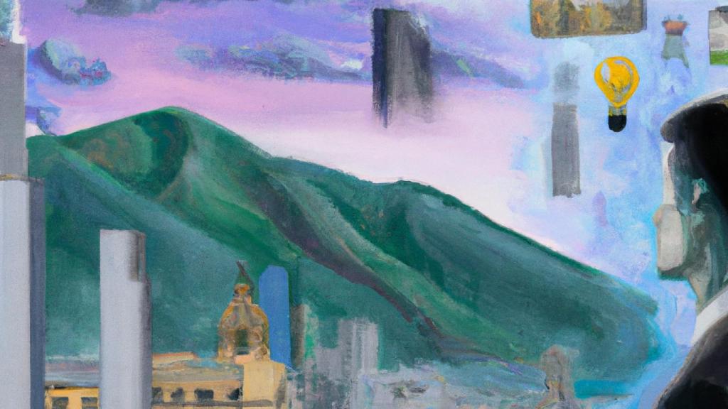 Ilustración realizada por Open AI sobre los beneficios de la inteligencia artificial en Málaga.