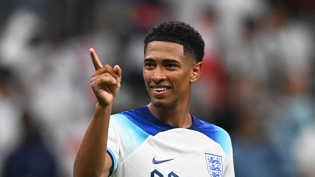 Jude Bellingham, con la selección de Inglaterra durante el Mundial de Qatar 2022