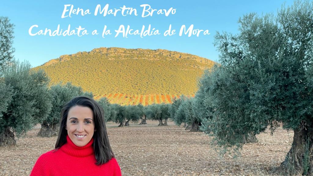 Elena Martín Bravo, candidata del PSOE a la Alcaldía de Mora (Toledo)