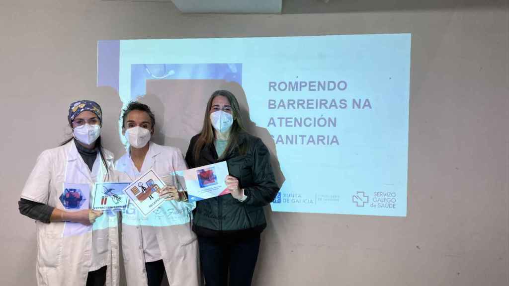 Pictogramas que se colocarán en el centro de salud para las personas con autismo.