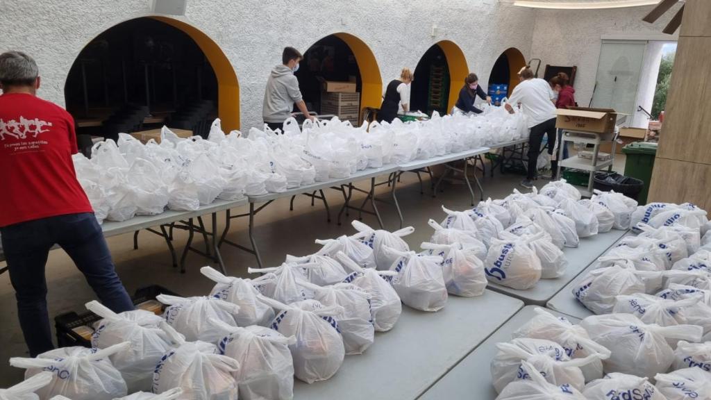 Preparación de los menús de Nochebuena de 2021.