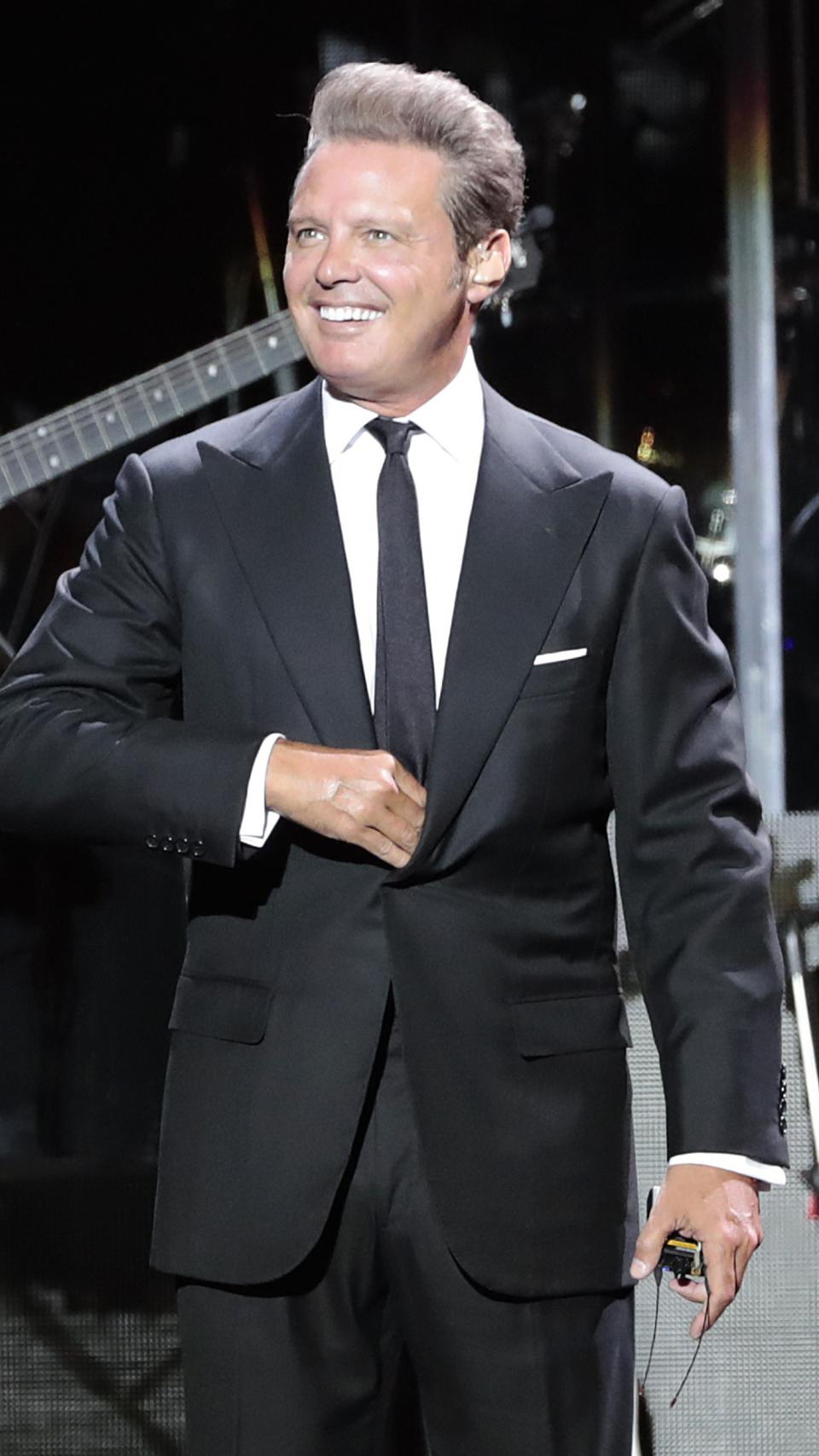 El cantante mexicano durante una actuación en Madrid, en julio de 2018.