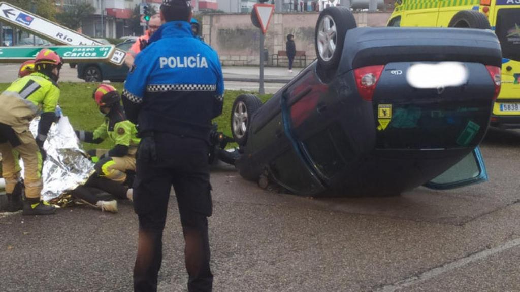 Accidente en Arco Ladrillo