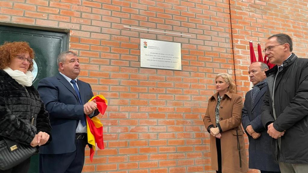 Homenaje a Daniel Gullón Vara, fallecido en el incendio de Losacio