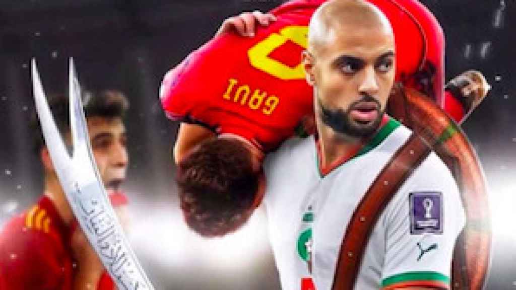 Sofyan Amrabat 'cargando' con Gavi