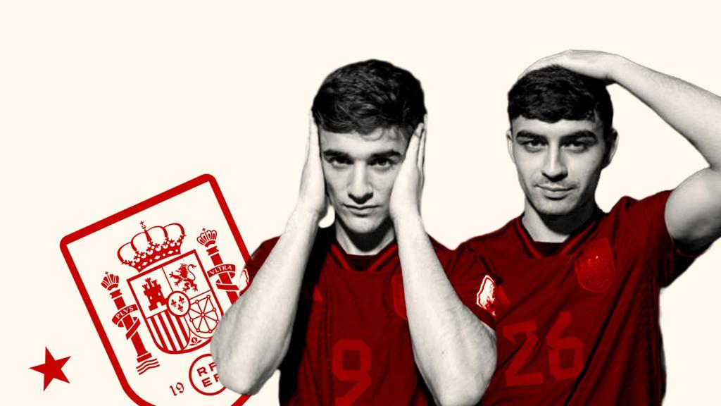 Gavi y Pedri en la Selección