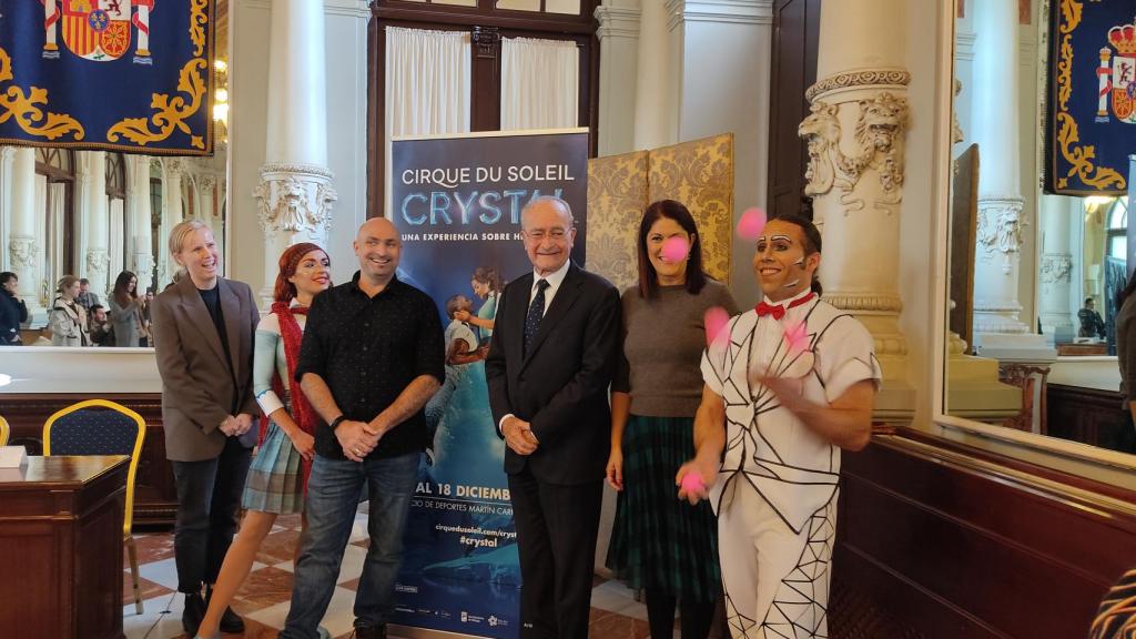 Presentación del espectáculo Crystal.