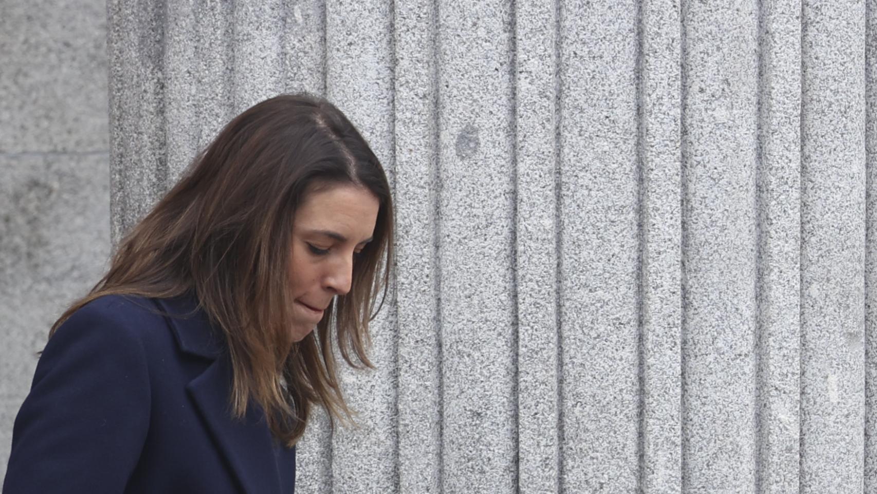 Irene Montero en los actos de celebración del Día de la Constitución.