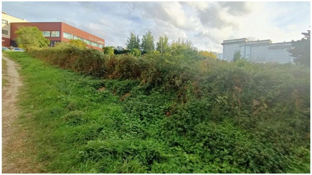 Entorno del polideportivo de O Castrillón.