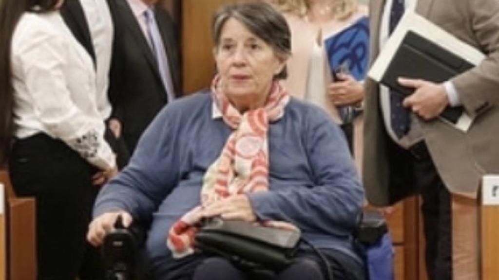 Ana Quintanilla en la imagen publicada por Emilio Saez.