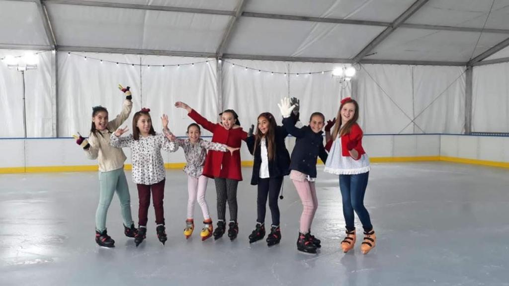 La pista de hielo se abre este viernes en la Plaza de Toros.