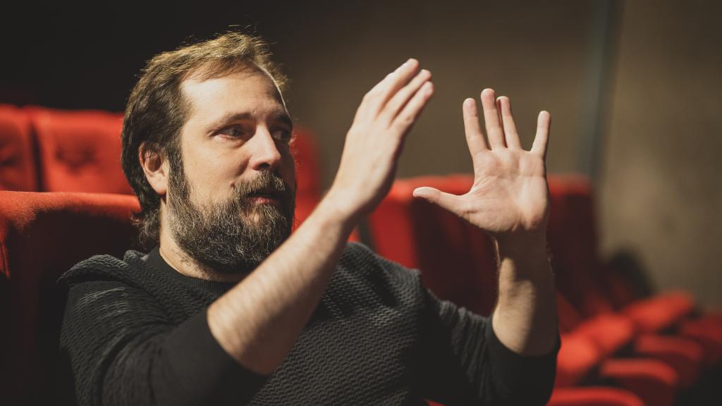 Carlos Vermut, en los cines Princesa. Foto: Sara Fernández