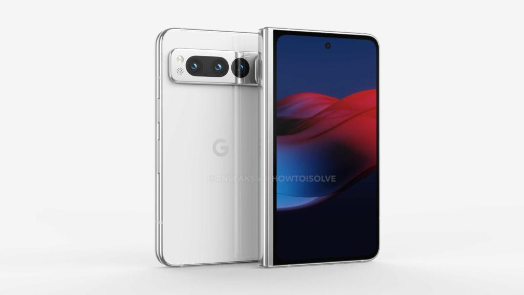 El Google Pixel Fold cerrado