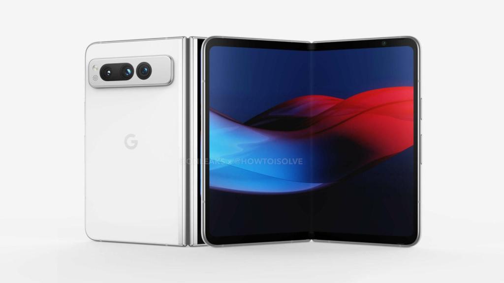 El Google Pixel Fold cerrado