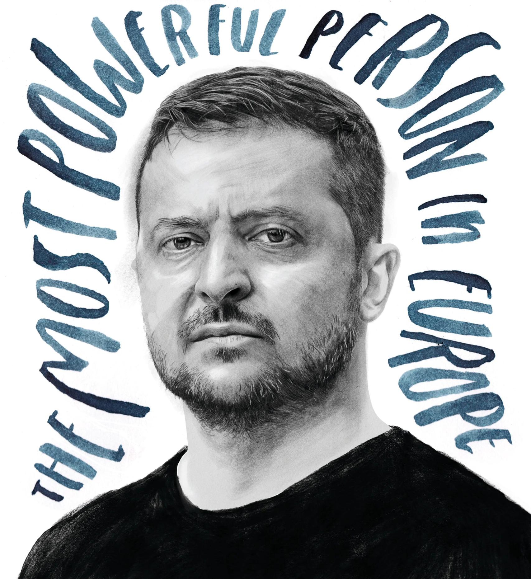 Volodímir Zelenski, la persona más poderosa de Europa para 'Politico.eu'.