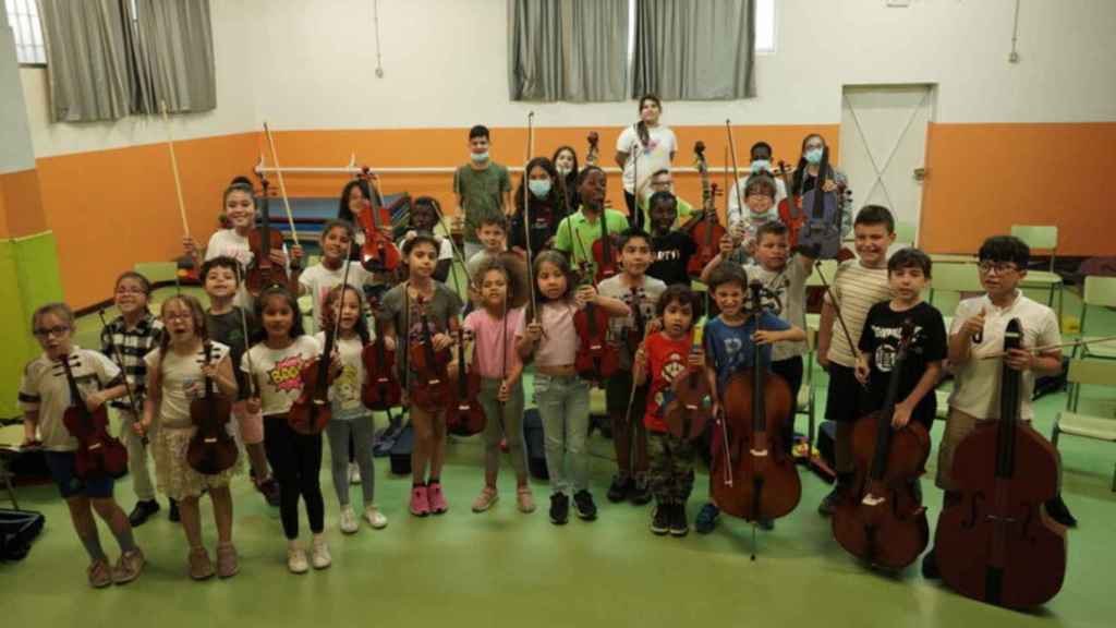 Orquesta Son das Flores de Vigo.