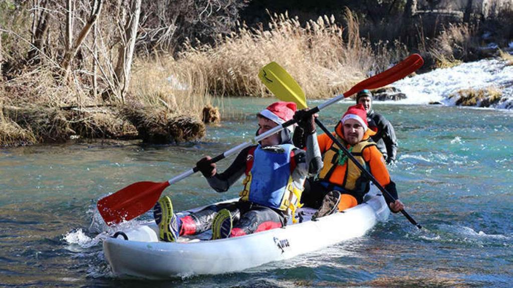 San Silvestre en Piragua de Cuenca.