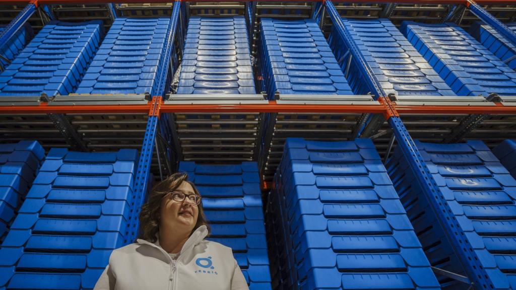 Adriana Casillas en las instalaciones de Tebrio