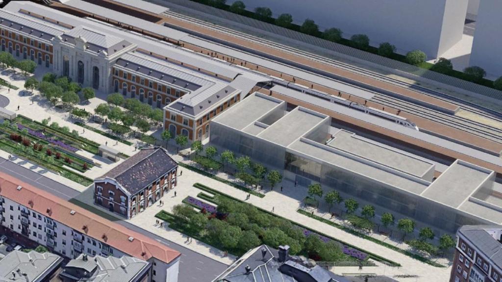Imagen aérea de la nueva Estación de tren de Valladolid