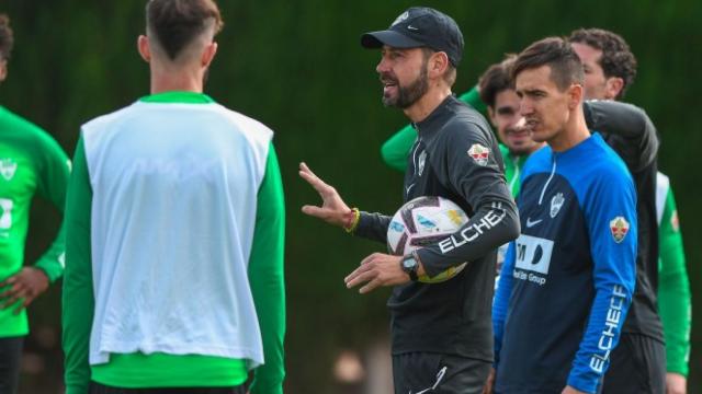 Pablo Machín, entrenador del Elche.