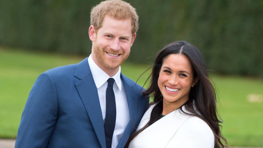 El príncipe Harry y Meghan Markle durante el anuncio de su compromiso, el 27 de noviembre de 2017.