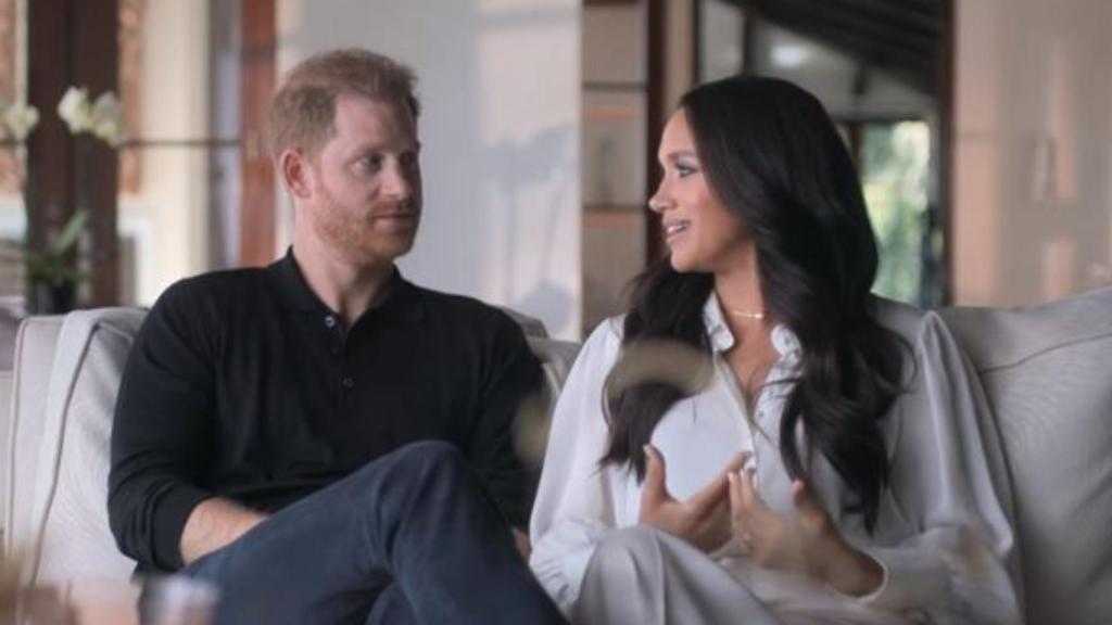 Los duques de Sussex en la docuserie de Netflix.