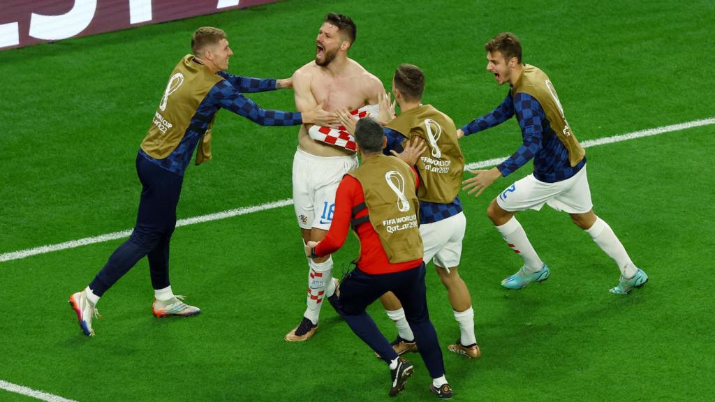 Petkovic enloquece tras marcar el empate contra Brasil