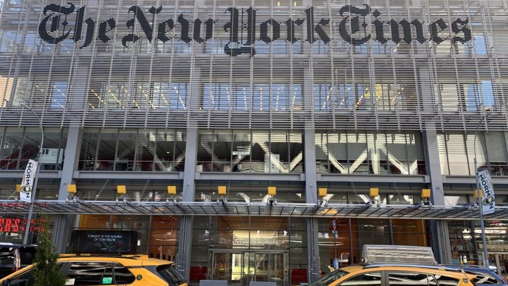 Sede del 'New York Times' en Times Square.