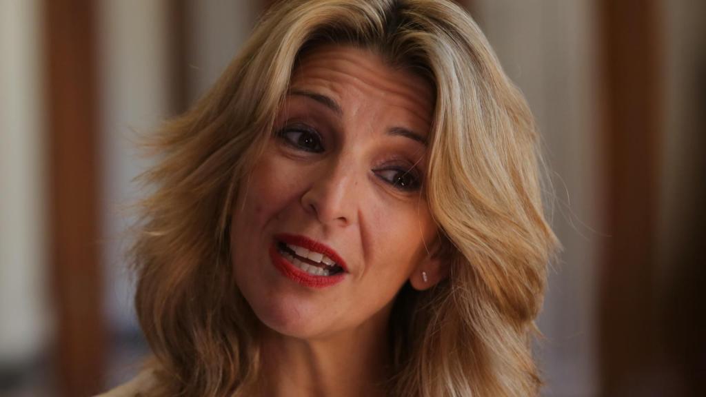 Yolanda Díaz, en Uruguay.