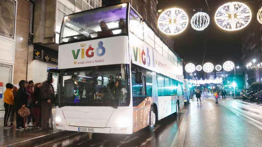 Imagen del NadalBus de Vigo.