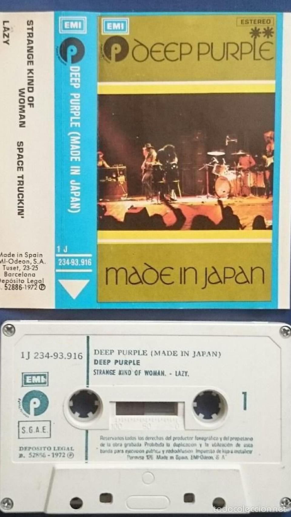 'Made in Japan' en casete, y a pinchar 'Smoke on The Water'.