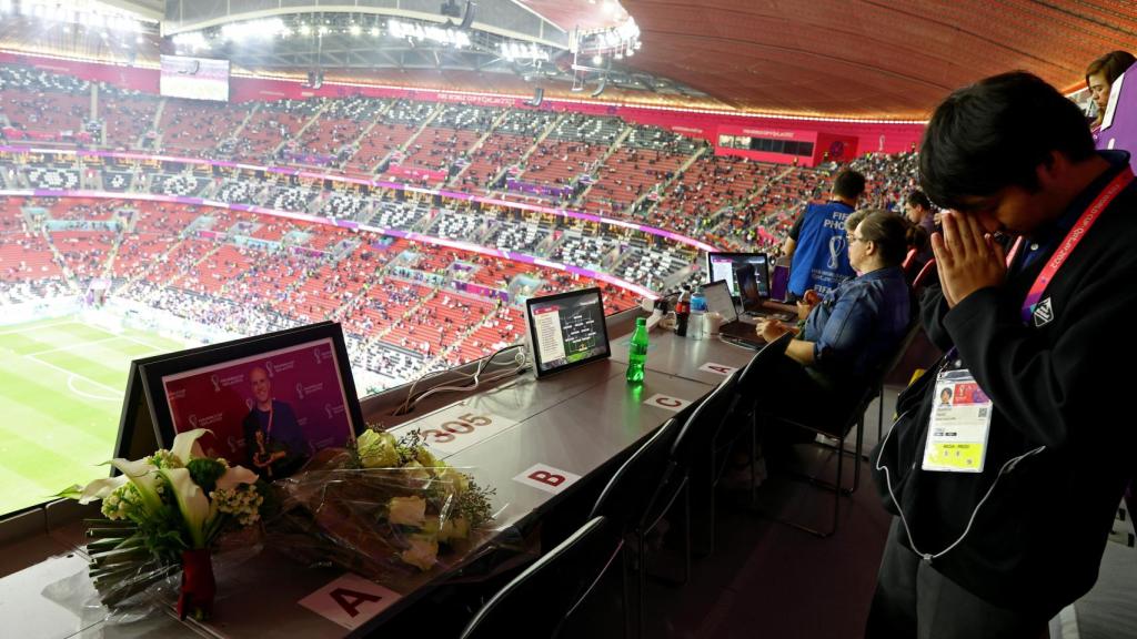 Homenaje al periodista fallecido, Grant Wahl.