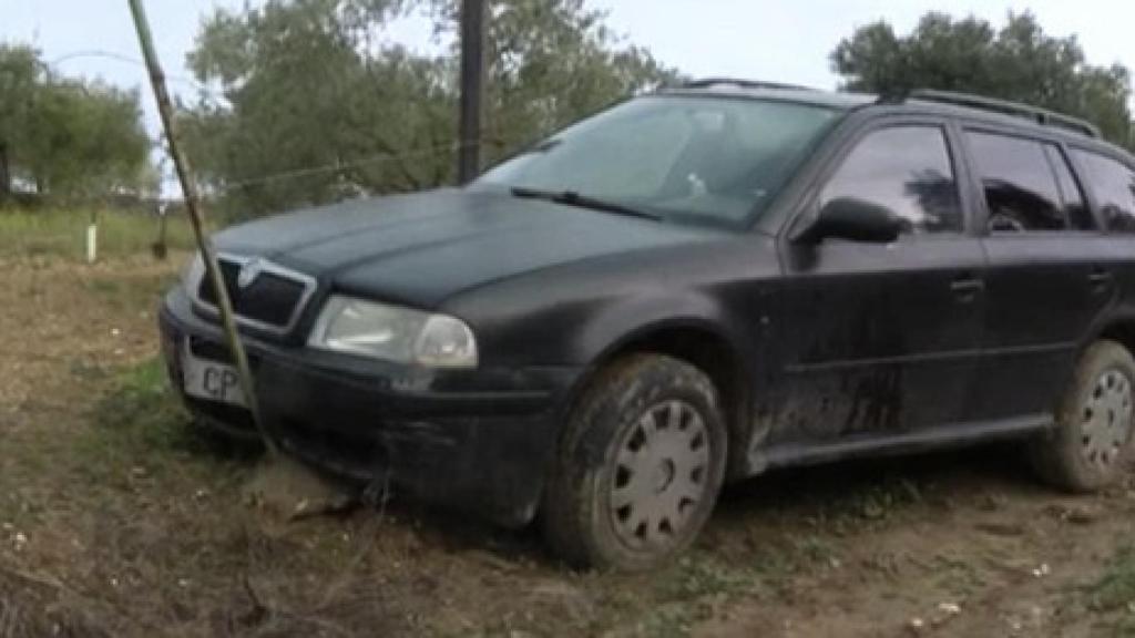 Imagen del vehículo de Antonio, el vecino de Manzanilla desaparecido con su nieto.