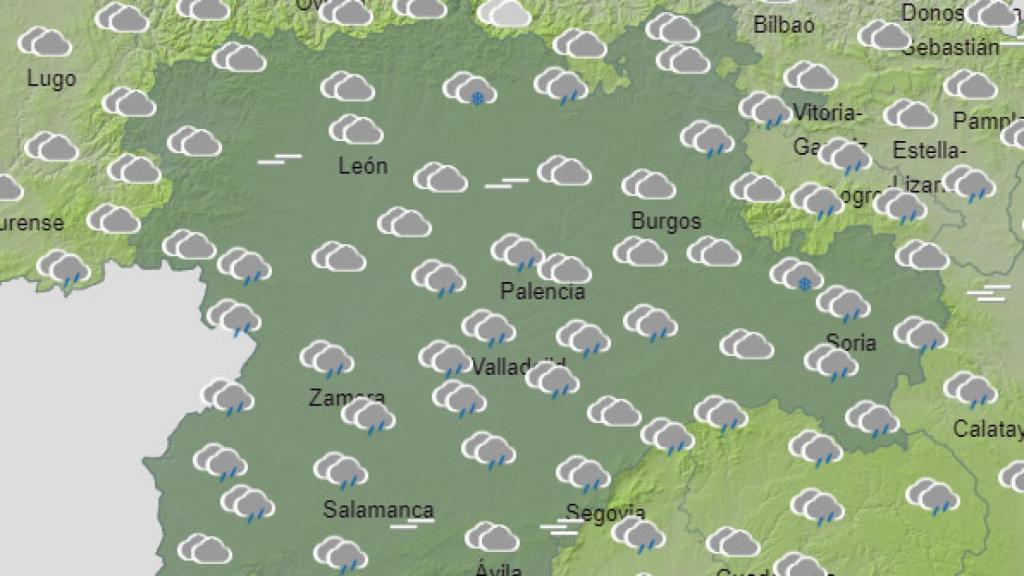 Predicción de la AEMET para el domingo