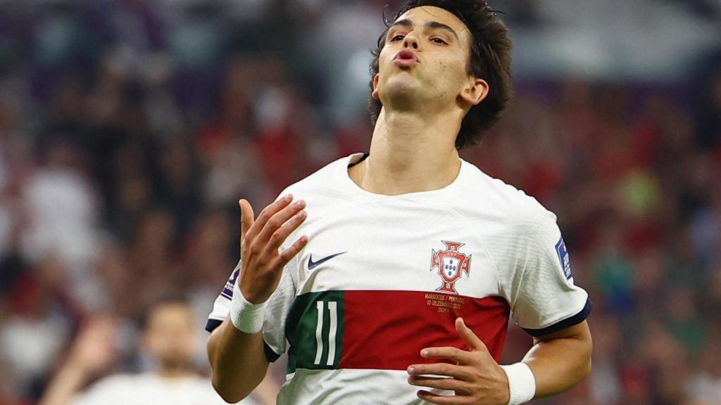 Joao Félix se lamenta tras una ocasión perdida contra Marruecos