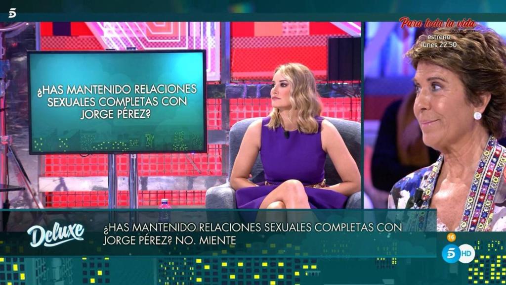 Alba Carrillo en 'Sábado Deluxe'.