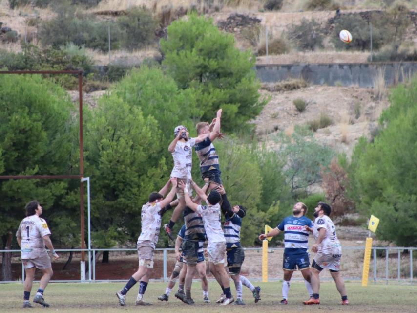 Imagen del partido del VRAC Quesos Entrepinares de este fin de semana.