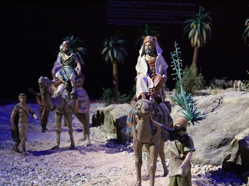 Imagen de archivo de una pasada edición del Belén Monumental de La Morana, en Zamora.