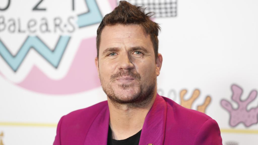 Dani Martín durante unos premios de música.